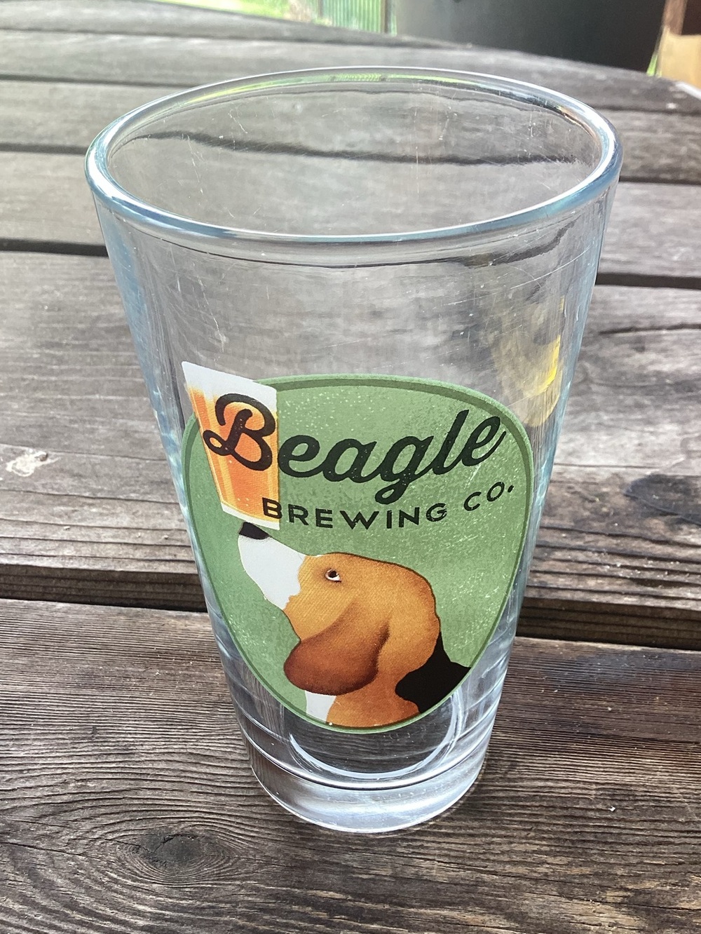 Beagle Brewing Co. Pint Glass